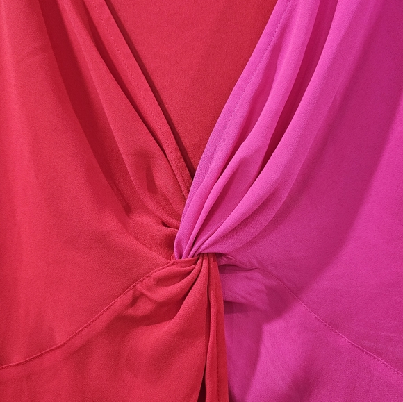 Express Twist Front Top - Red and Pink - Small - Picture 3 of 3